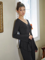 Black Elegance Pajama Set
