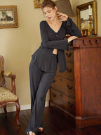 Black Elegance Pajama Set