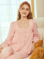 Pink Blush Elegance Loungewear Set