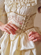 Cherub Embroidered Corset