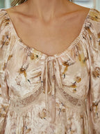 Dreamy Floral Velvet Loungewear Set