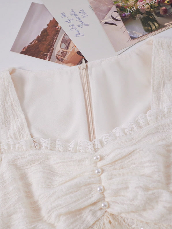 Ethereal Lace Sequin Dream Dress
