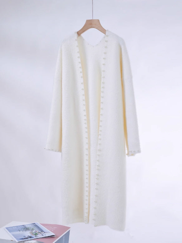 Cozy Cloud Open-Front Longline Cardigan