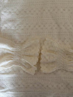 Vintage-Inspired Ruffled Lace Blouse