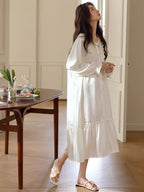 Romantic Lace White Nightgown