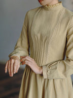 Cream Yellow Vintage Dress