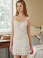 Floral Lace Nightgown Set