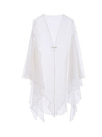 Ivory Lace and Pleats Princess Dress