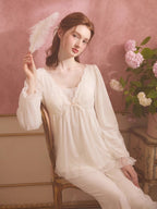 Enchanted Lace Long Sleeve Pajama Set
