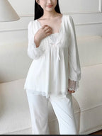 Enchanted Lace Long Sleeve Pajama Set