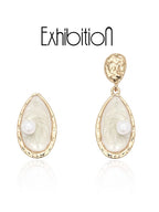 Elegant Teardrop Pearl Earrings