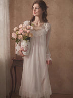 Enchanted Lace Long Nightdress