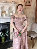 Regal Rose Vintage Lace Dress