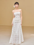 Cut-Out Lace Cotton Dress