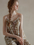Vintage Floral Camisole Pajama Set
