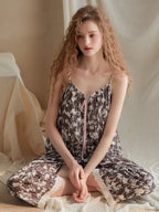 Vintage Floral Camisole Pajama Set