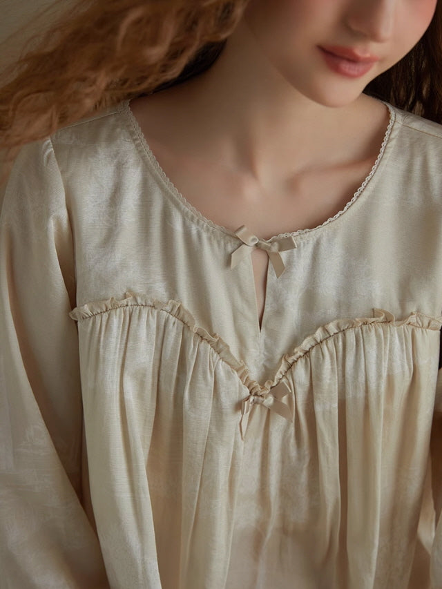 Timeless Reverie Toile Nightgown