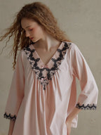 Enchanted Lace-Trim Pajama Set