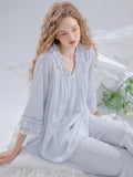 Enchanted Lace Ruffle Pajama Set