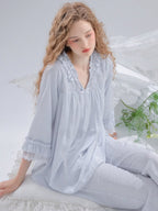 Enchanted Lace Ruffle Pajama Set