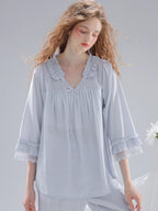 Enchanted Lace Ruffle Pajama Set