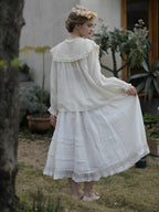 Wild Garden Embroidered Ramie Blouse
