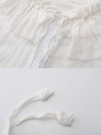 Rose Whispers Ramie Lace Blouse