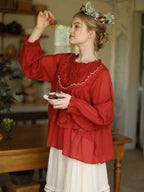 Wildflower Garden Embroidered Blouse