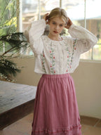 Striped Meadow Bloom Blouse