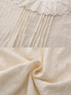Antique Cream Lace Panel Blouse