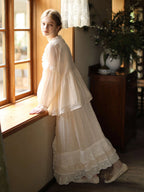 Forest Whisper Embroidered Ramie Skirt