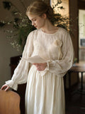 Moonlit Garden Embroidered Blouse