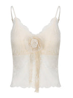 Lace Bloom Rose Camisole