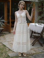 Countryside Bloom Embroidered Skirt