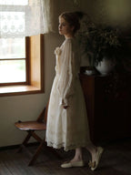 Lace Garden Cotton Petticoat Skirt