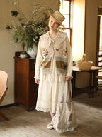 Lace Garden Cotton Petticoat Skirt