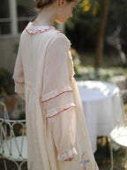 Ramie Embroidered Garden Dress