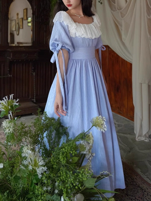 Dreamy Vintage Balloon Sleeve Dress