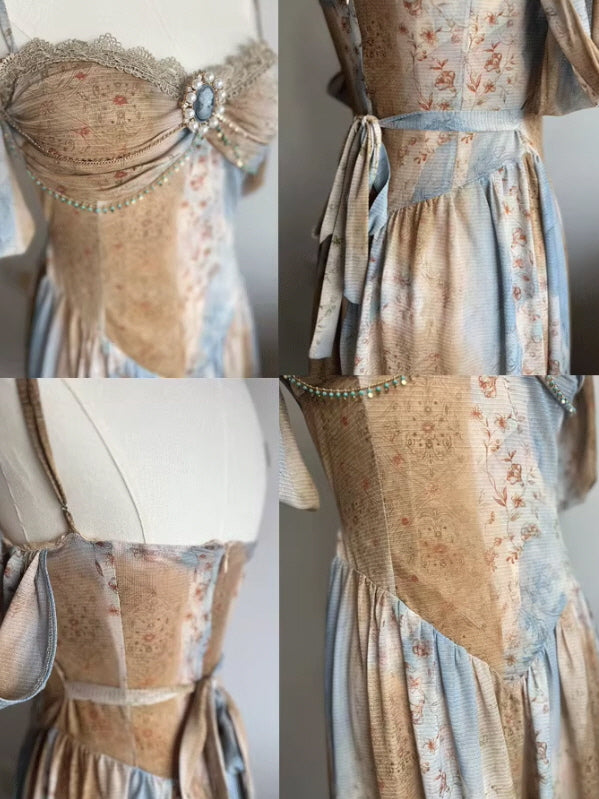 Enchanted Vintage Ocean Gown