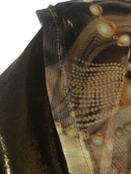 Baroque Pearl Metallic Slip Dress