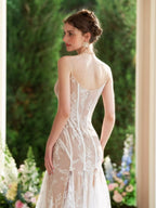 Enchanted Ivory Lace Corset Dress
