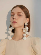 Blooming Pearl Blossom Earrings