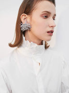 Crystal Cluster Statement Earrings