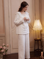 Fairytale Lace Ruffle Cozy Loungewear Set