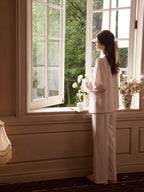 Lace Ribbon Dreamy Loungewear Set