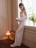 Dreamy Draped 3-Piece Loungewear Set