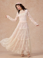 Victorian Lace Ruffle Top & Skirt