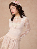 Victorian Lace Ruffle Top & Skirt