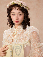 Romantic Pink Lace Vintage Dress