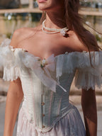 Ivory Lace Princess Corset & Skirt